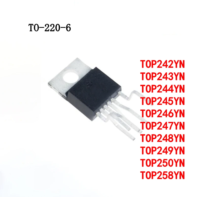 5/PCS TOP242YN TOP243YN TOP244YN TOP245YN TOP246YN TOP247YN TOP248YN TOP249YN TOP250YN TOP258YN TO-220 Power chip