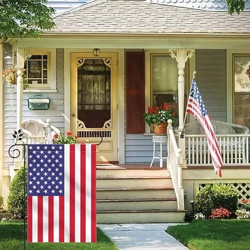 American Flag Garden Flag US Double-Sided Yard Outdoor Decorations Sign 12 x 18 IIX WZZ yyi