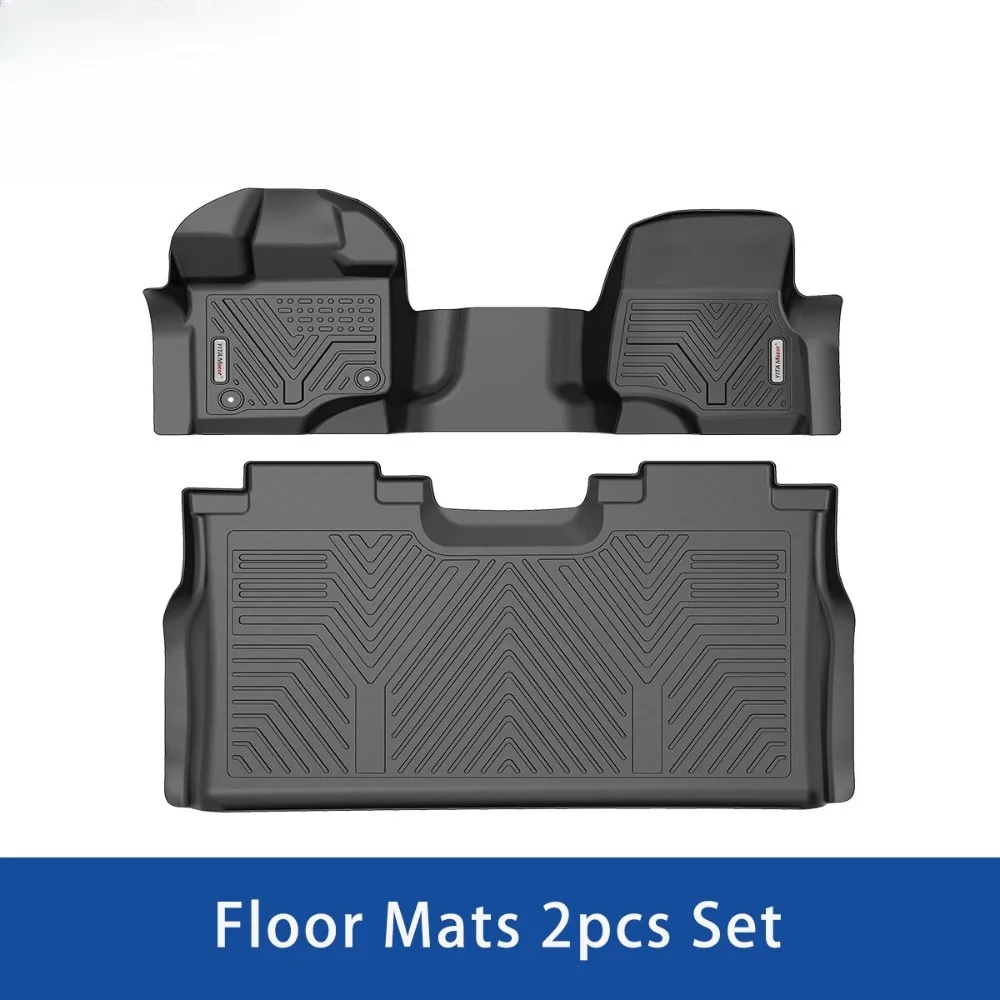 

3D Floor Mats for 2015-2025 Ford F-150 SuperCrew Cab Bench Seat Non-Slip Liners