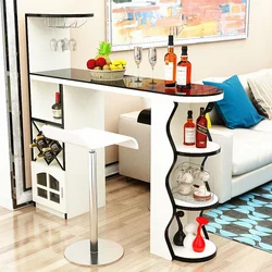 European Style Wine Cabinet Mobile Houses Modern Living Room Corner Kitchen White Wine Rack Moveable Vitrina Home Furniture