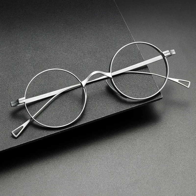 Lunettes de presbytie à monture ronde rétro pour hommes et femmes, à la mode, ultra légères, anti-lumière bleue de haute qualité