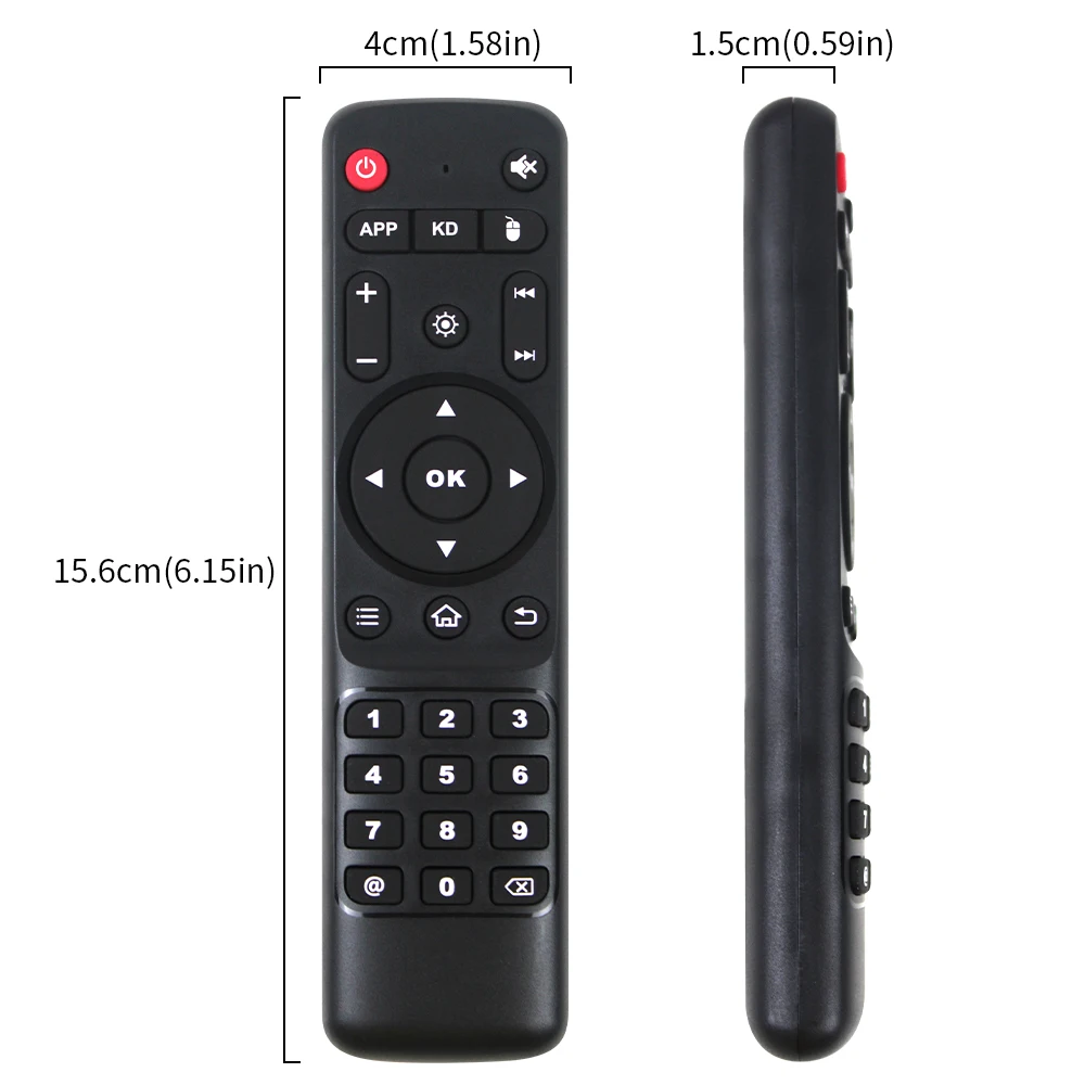 جهاز تحكم عن بعد بالأشعة تحت الحمراء X98 لـ X92 X96Air Aidroid TV Box لـ X96 MAX X98 Set Top Box مشغل الوسائط (جهاز التحكم عن بعد فقط) #2