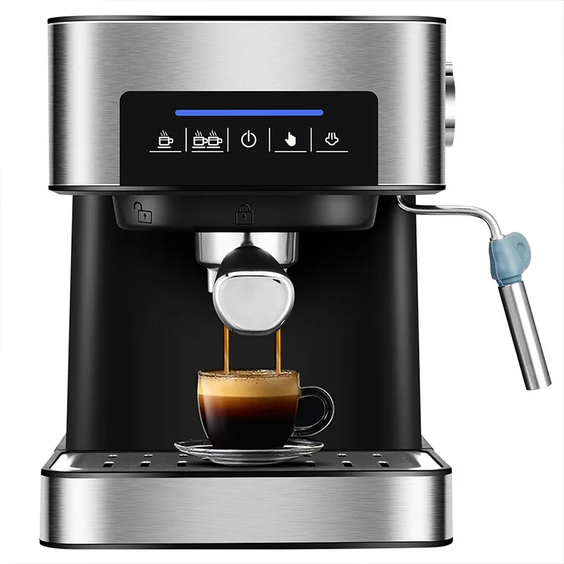 Dropshipping Stainless Steel Espresso Machine Commercial Coffee Maker Automatic Garland Steams Milk Frothing Machine