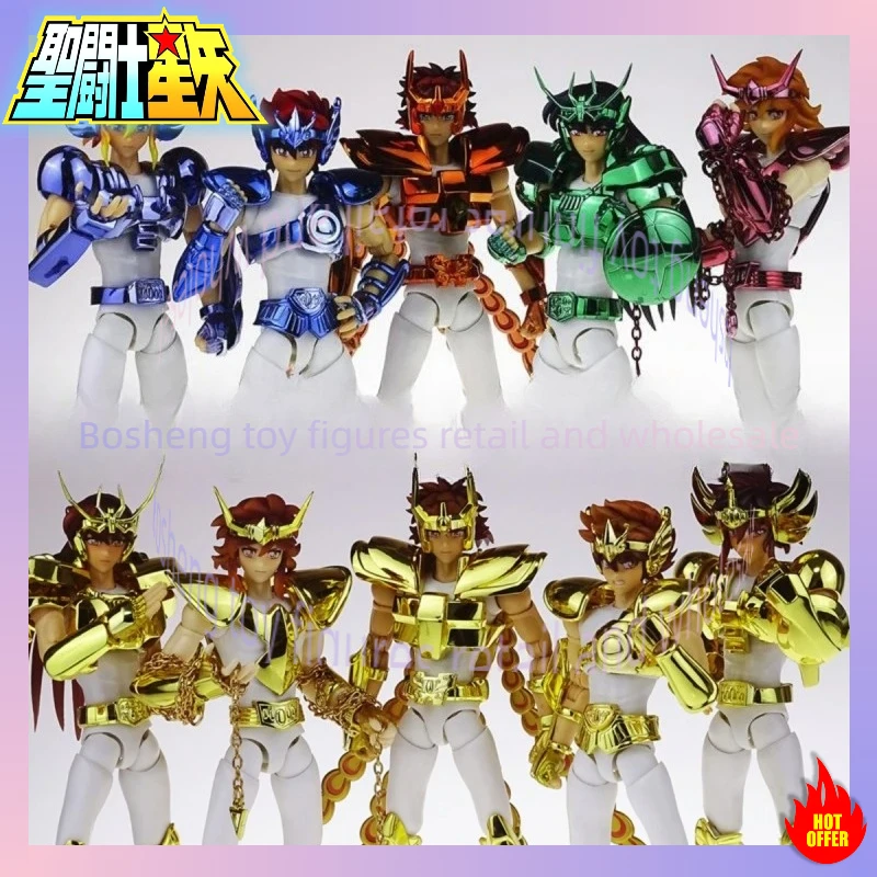 

[ In-Stock ] MMD Saint Seiya Myth Cloth Pegasus Seiya Dragon Shiryu Cygnus Hyoga Andromeda Shun Phoenix Ikki Comic Ver. Figure