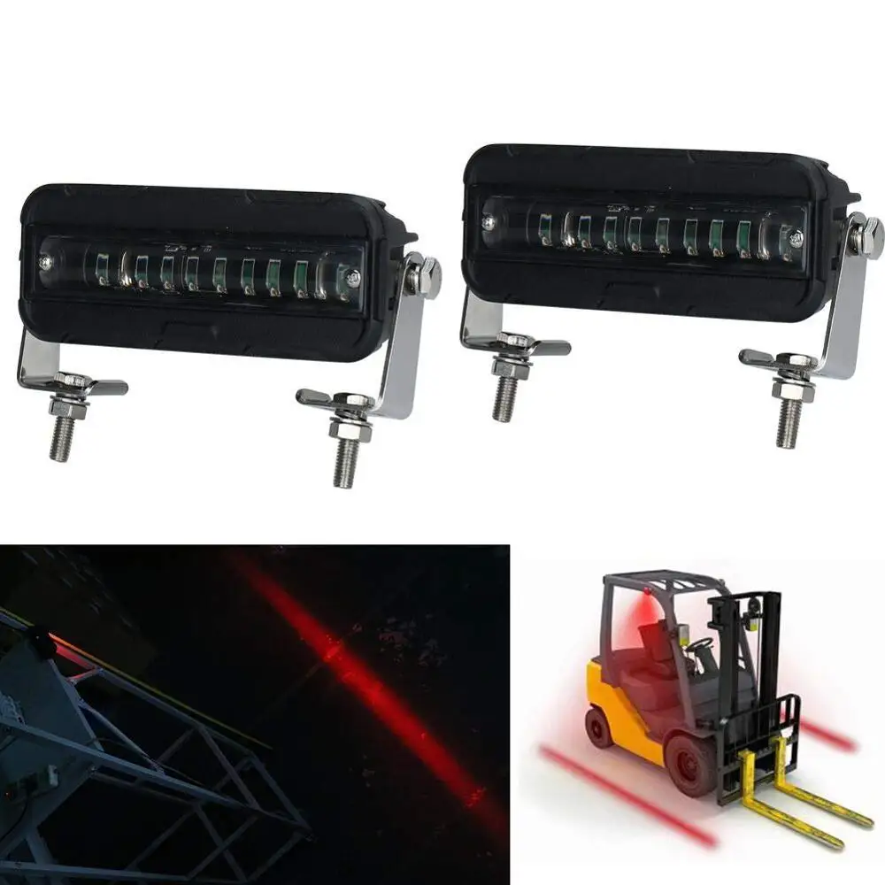 

Красная зона, боковой монтаж, охранная точка, безопасность, светодиодный сигнальный светильник для зоны опасности пешеходов, вилочный погрузчик