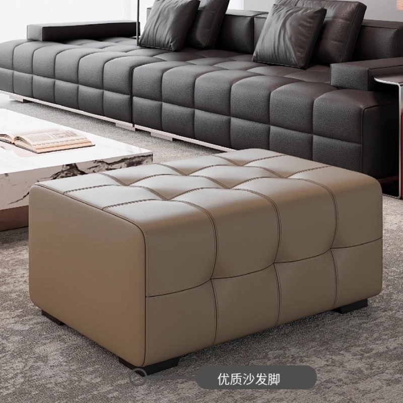 %w for Footstool Premium Sofa Extension Stools Minimalist Living Room Footrest High Elasticity Sponge Change Shoe Stool*