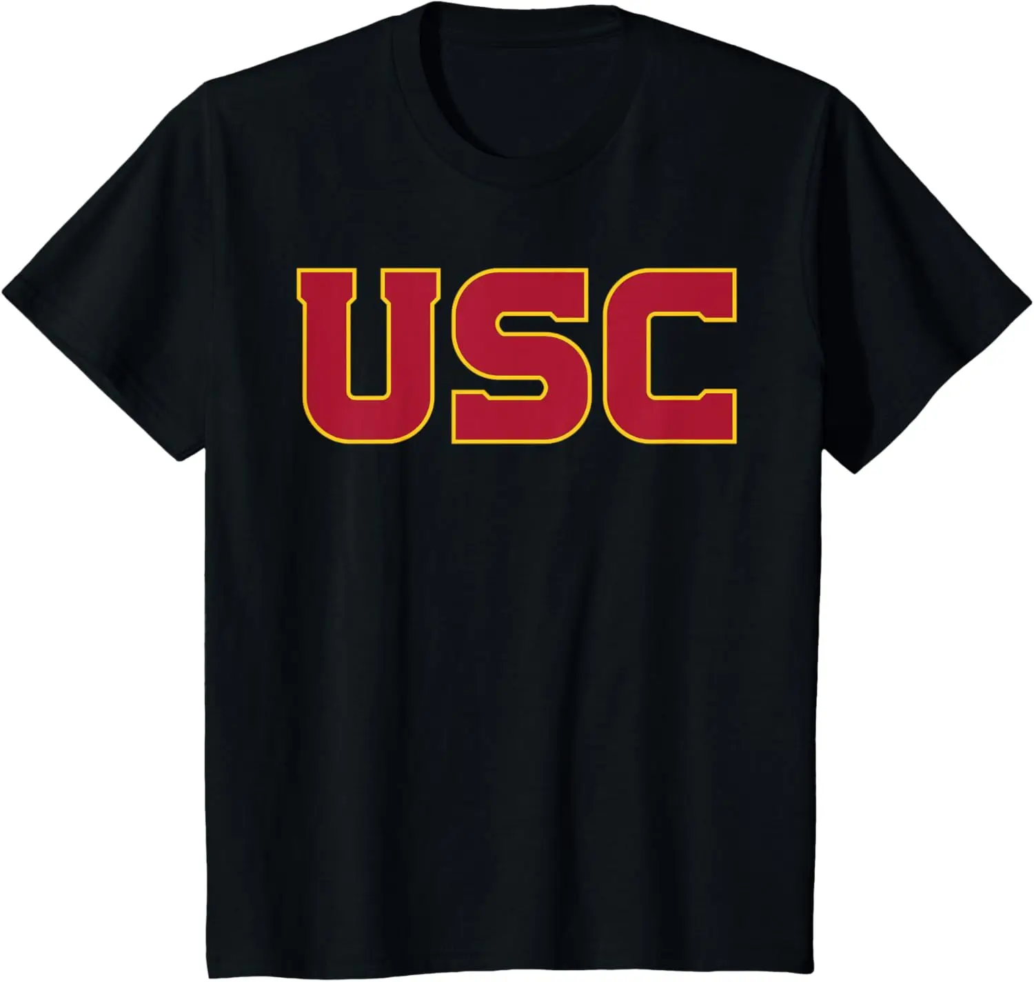 

Детская футболка USC Trojans Kids Block Logo Черная официально лицензированная футболка