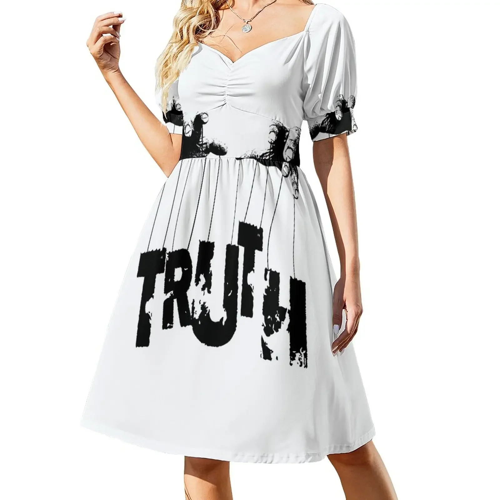 Muse the handler manipulate Short-Sleeved Dress dress for women cute dress Long veiled dresses Clothing female