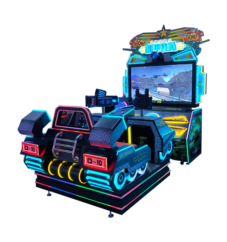 Arcade 55-Inch  Design Two-Player Action Simulator Dynamic Shooter Game Machine Coin-Operated Gun Shooting Excluding Freight