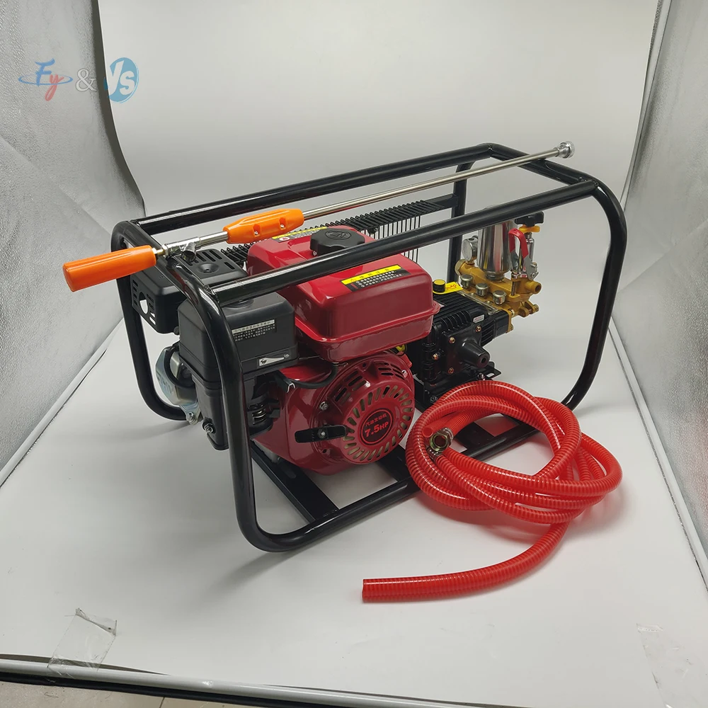 

Four-stroke Petrol High-Pressure Sprayer – Triple Cylinder Plunger Pump, Remote Atomization for Orchards, Farms & Gardens