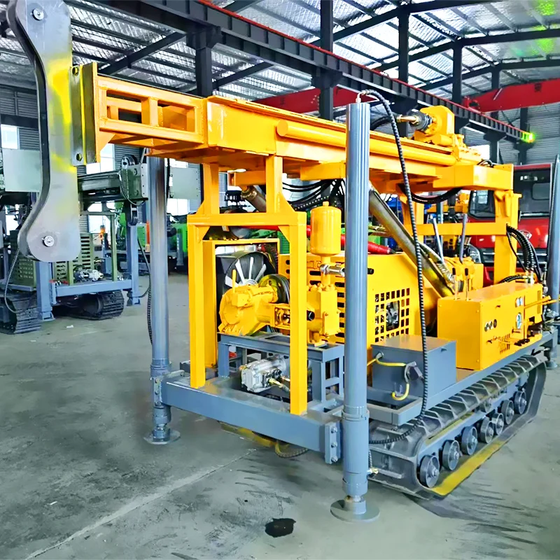 カスタマイズ可能なトップドライブJDL280採掘コアリングおよび水井戸掘削リグは、マッドポンプまたはエアコンプレッサーと併用できます。