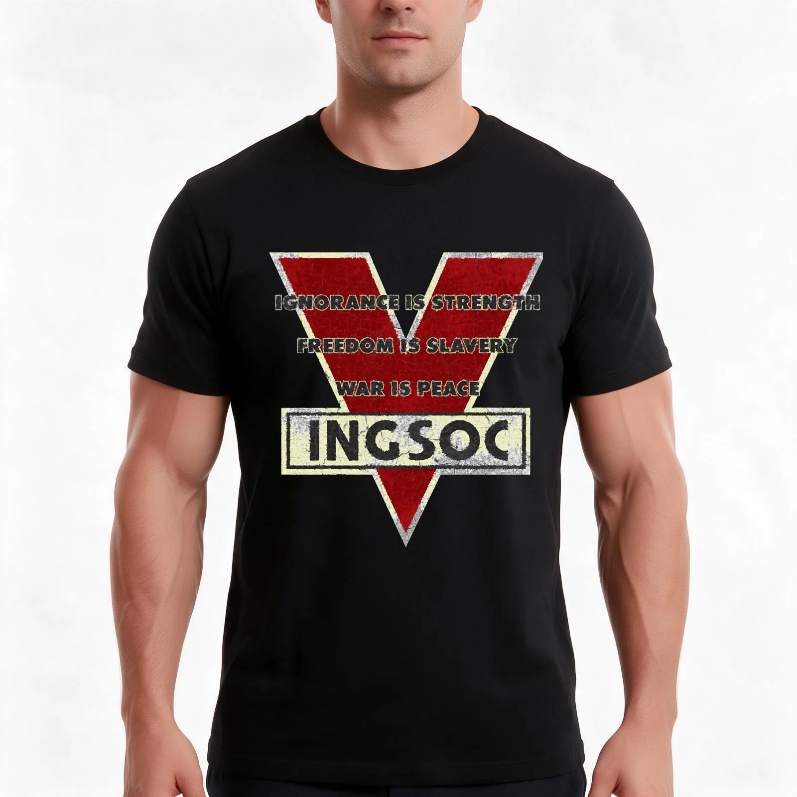 IGNORANCE IS STRENGTH T-Shirt, Summer Casual Cotton Tee, Oversized Streetwear Tops, Vintage Graphic Print, Unisex Men Women