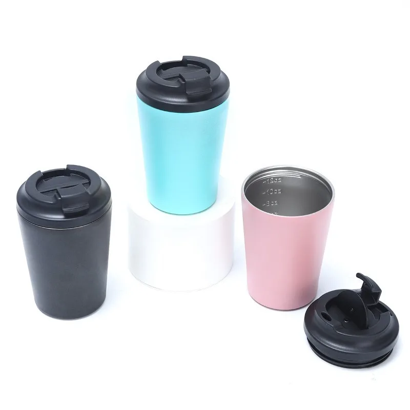 Vacuum Flasks Customized Logo Tumbler Thermos Cup Coffee Mug Car Insulated Water Bottle Travel Stainless Steel gift cups
