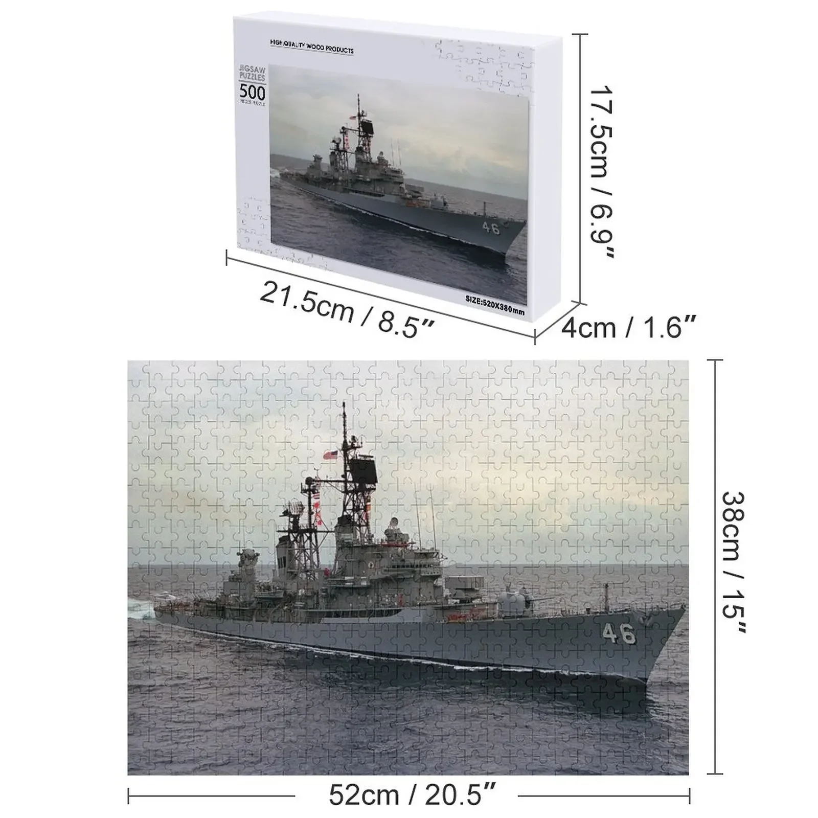 USS PREBLE (DDG-46) SHIP'S STORE Jigsaw Puzzle Personalized Toy Scale Motors Puzzle