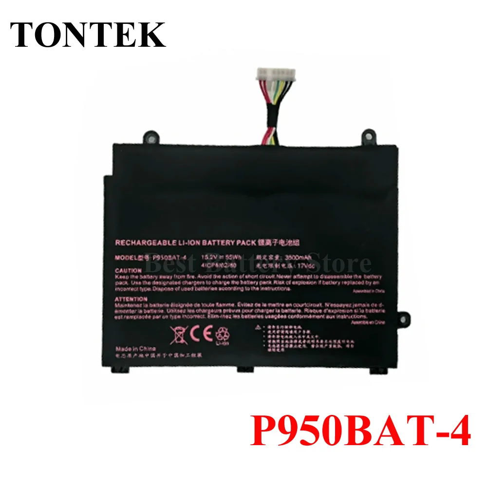 P950BAT-4 Laptop Battery For CLEVO Eurocom Q5 Eurocom Q6 P955EP6 P950KP6 P950HP6 P957HR For HASEE KINGBOOK T96E T97