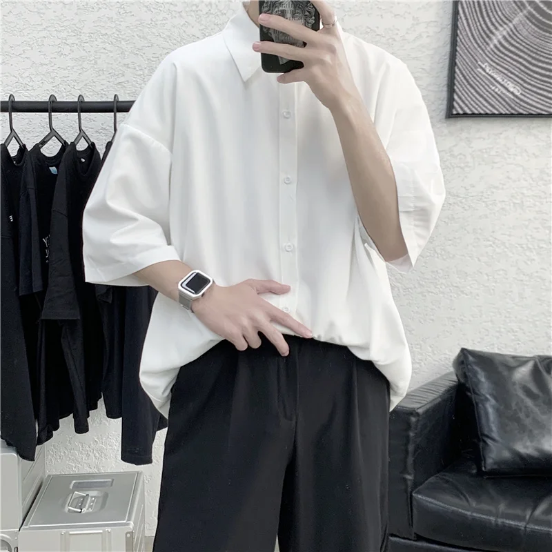 

Мужская летняя верхняя одежда оверсайз, уникальный дизайн, модная повседневная одежда для мужчин