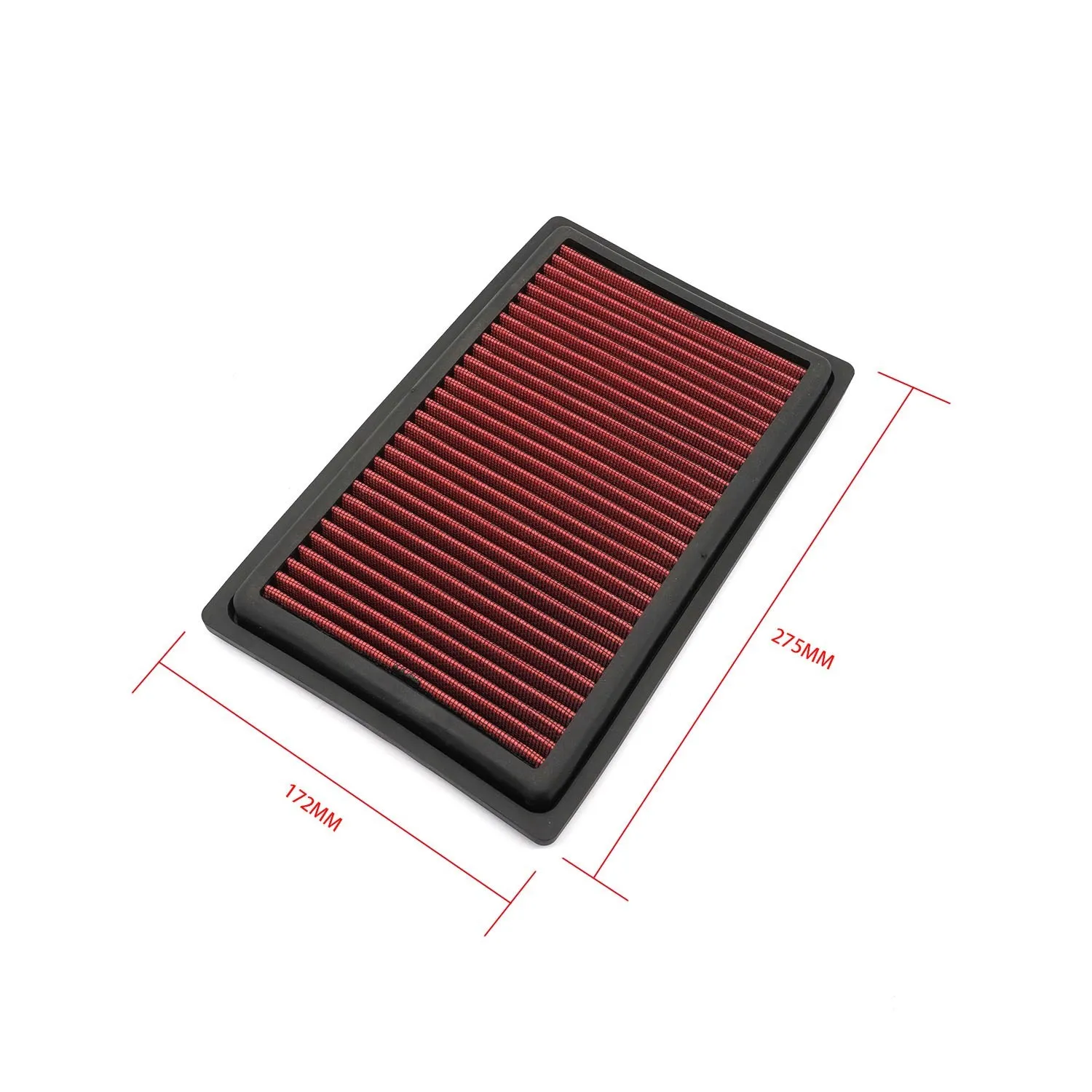 R-EP High Flow Air Filter Fits for Mercedes Benz W205 2.0L C E GLC SLC SLK Series Washable Reusable Performance Cold Air Intake