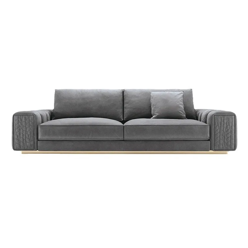 

Light luxury sofa designer creative hotel high-end real estate model room multi-person combination