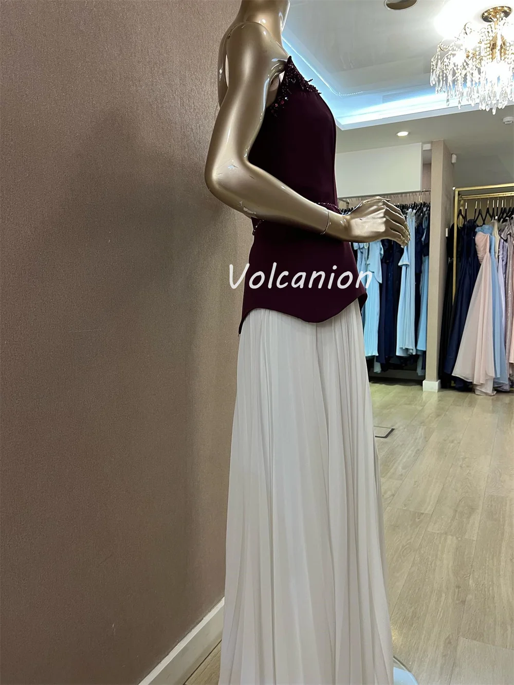 تخصيص أزياء أنيقة جيرسي رايات كشكش حجر الراين الديكور مستقيم فساتين طويلة حمالة فساتين مناسبة مخصصة مثير