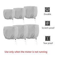 Durable Boat Motor Cover Waterproof Outboard Engine Hood Protector 210D Oxford for Sailing Marine