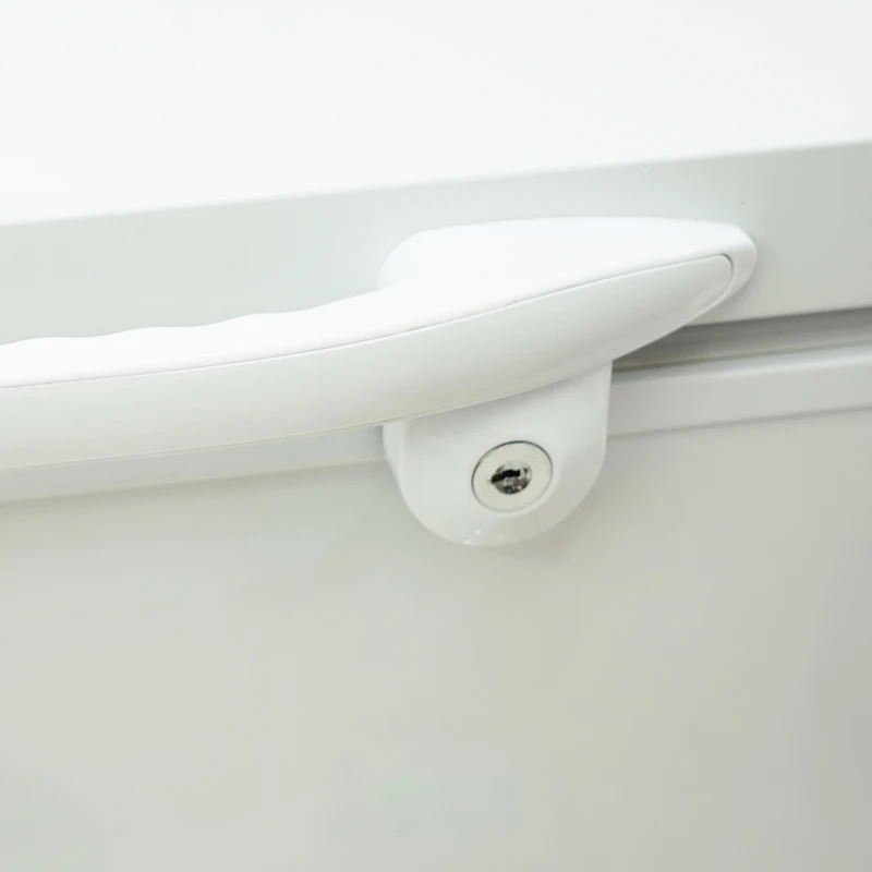 Tengo SN-CF260 Mini Fridge Frezzer Frezzer Glass Doors Ice Cream  Mini Refrigerator Refrigerator for Home