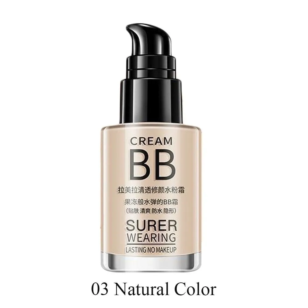 Makeup Tool 3 Color Matte Liquid Foundation Oil Control Long Lasting Face Base Liquid Waterproof Facial Cream BB Cream