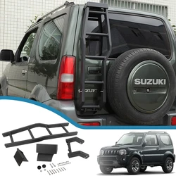 Car Rear Door Tailgate Climbing Ladder Bracket for Suzuki Jimny JB43 2007-2017 Auto Aluminum Alloy Auto Exterior Accessories