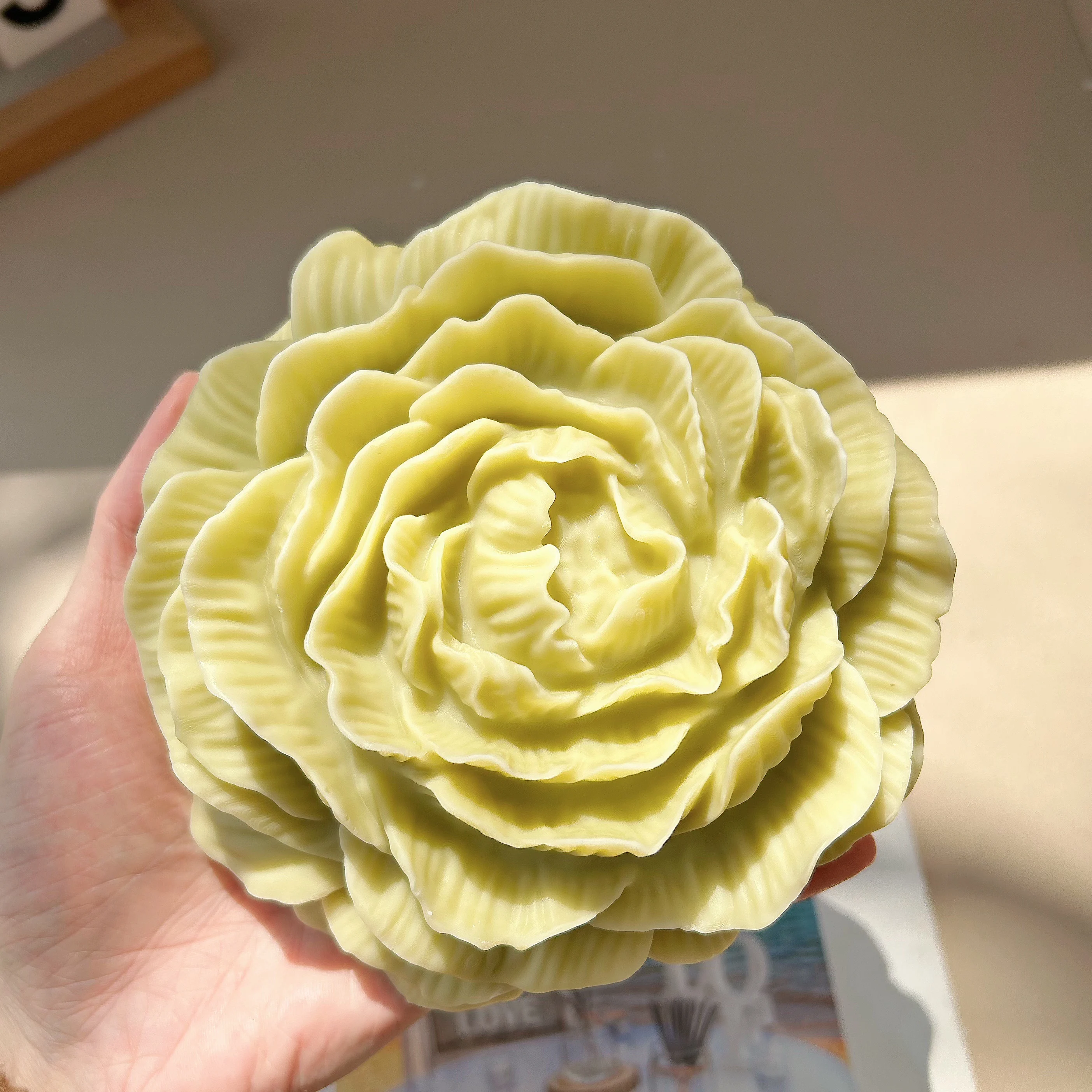

Giant Peony Candle Mold 4 Sizes Flower Silicone Mold DIY Aromatherapy Candle Soap Gypsum Resin Casting Mold Craft