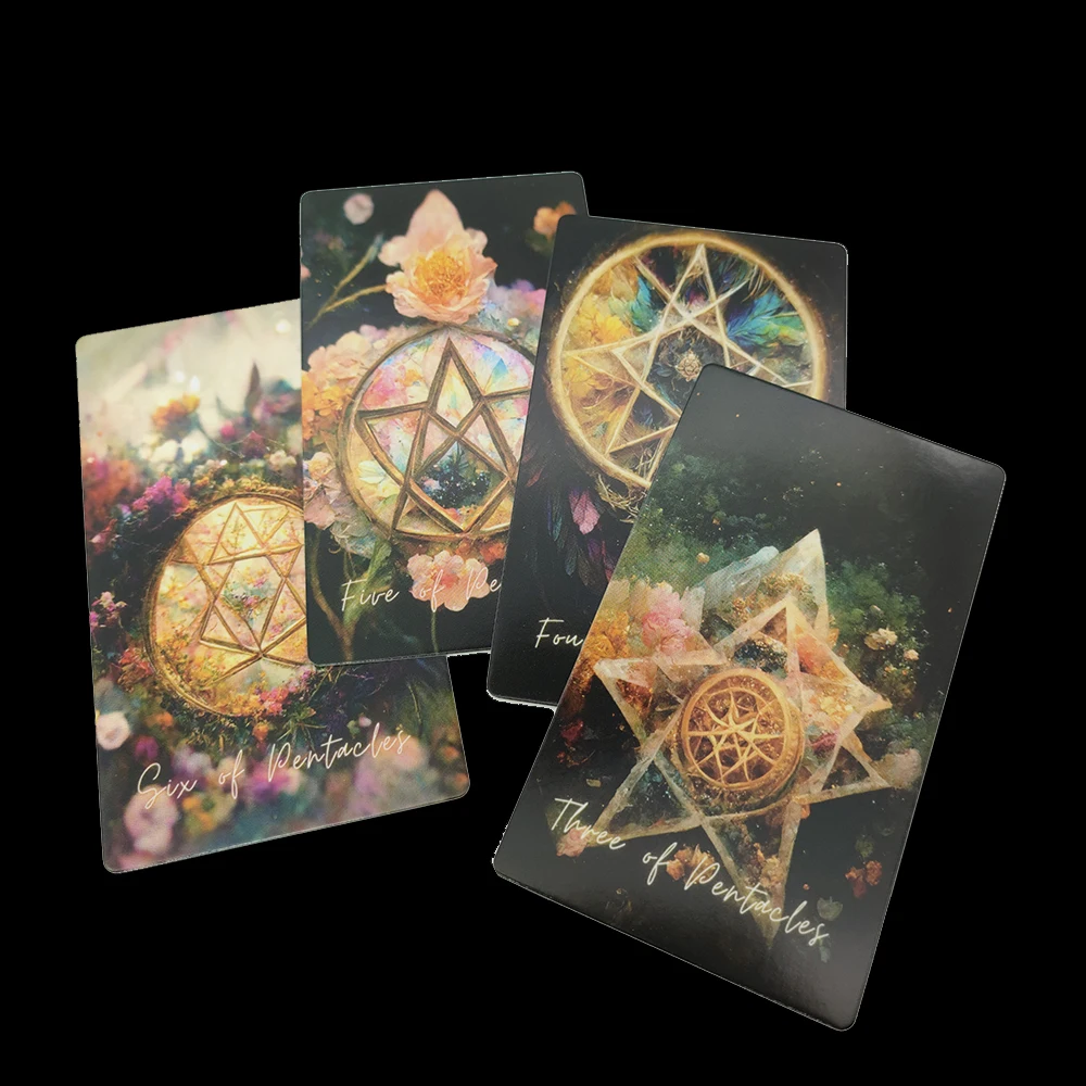 12x7cm High Quality energetically beautiful Tarot decks ever come Each card is a colorful work of art with Guide Book Divination