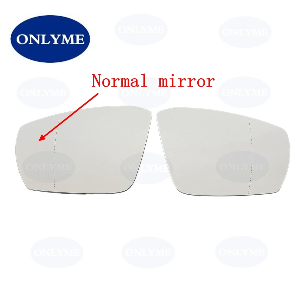 Car Quality Wide Angle Heated Mirror Glass With Blind Spot For Skoda Octavia III 2012 -2020 / VW T-Roc T-Cross  2017 2018 2019