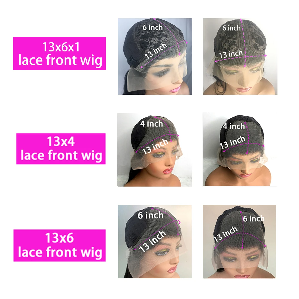 13x4 Lace Front Wig Curly 30 40 Inch Deep Wave Wig 13x6 HD Transparent Lace Frontal Human Hair Wigs Brazilian Wigs For Women