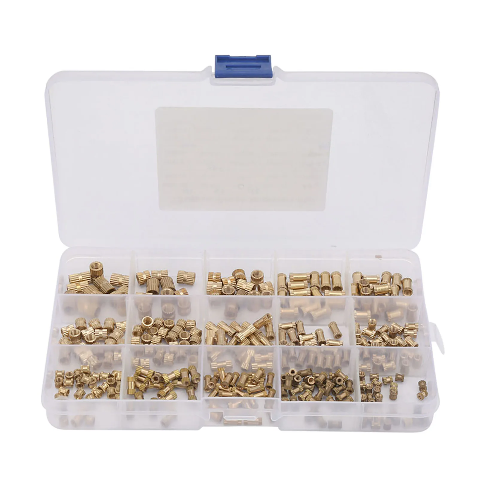 330pcs M2 M3 M4 M5 Brass Insert Nut Isolation Column Knurl Insert Nut Kit Brass Insert Nut Brass Insert Nut