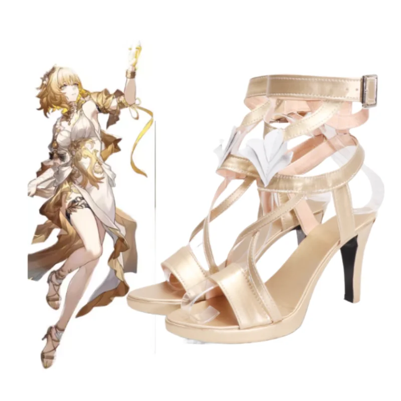 

Game Honkai: Star Rail Aglaea Cosplay Shoes Boots Women Girls New Skin High Heels Halloween Props Custom Made