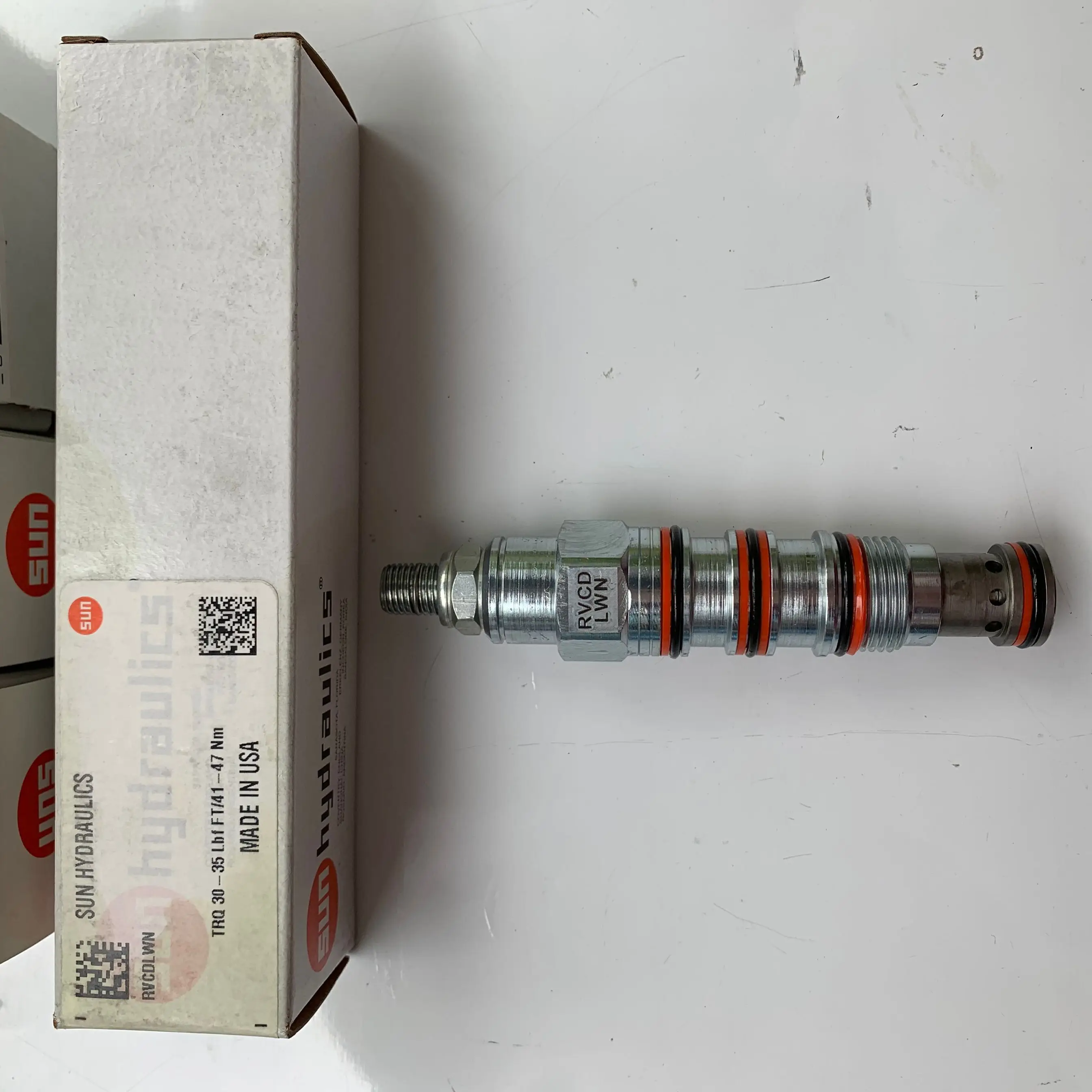 RVCD-LWN RVCDLWN SUN Hydraulics Válvula de alivio de pistón equilibrada y pilotada original con drenaje a puerto 4 HYDRAFORCE