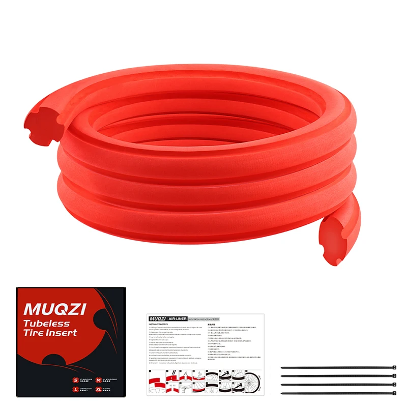 MUQZI MTB Tubeless Rim and Tire Protection Insert Bicycle Tire Puncture Proof Protector Liner Compatible with 26-29 Inch Wheel