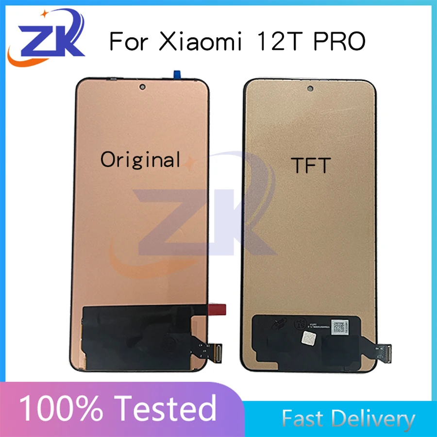 Original for Xiaomi 12t Pro LCD Display 22081212UG Digitizer Assembly Replacement Parts