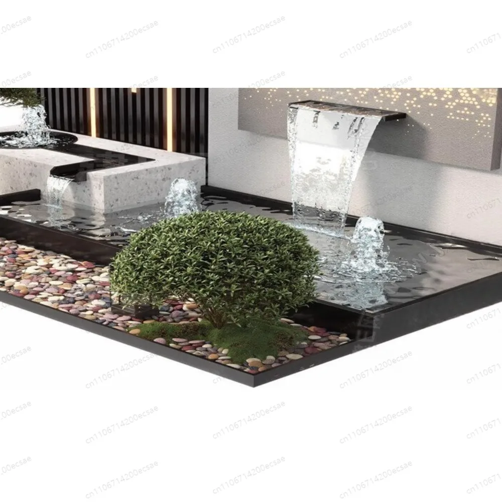 Courtyard Waterscape Wall Waterfall Flume Tool
