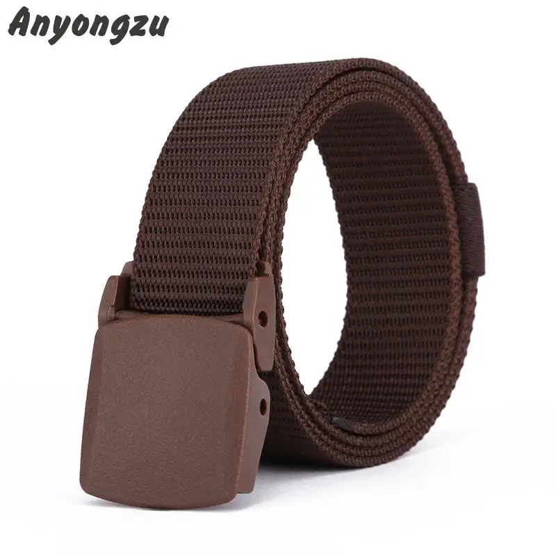 Outdoor Sports Quick Drying Anti-allergy Breathable Nylon Waistband Lightweight Leisure Canvas Military Training Tactical Belt