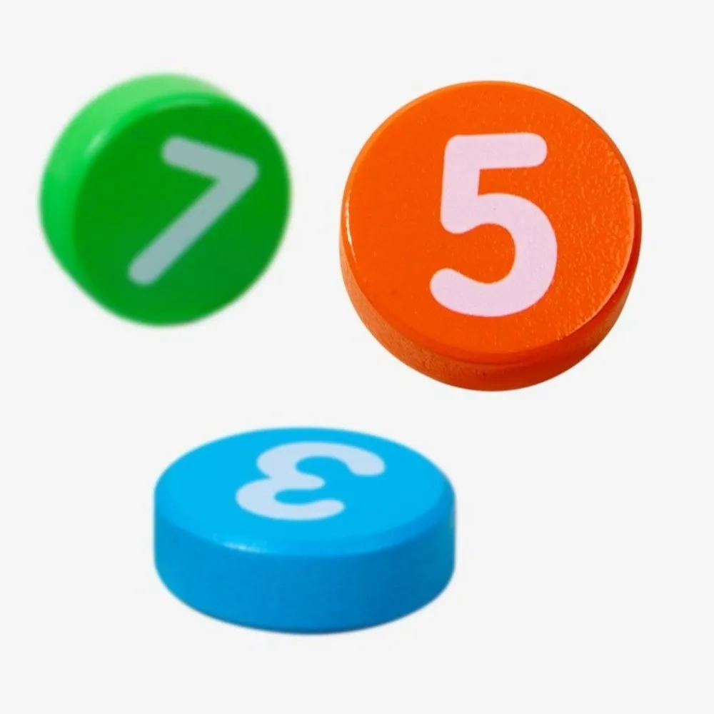 Wooden Digital Operation Card Colorful Children's Math Early Learning Number Cards Addition and Subtraction Cognition Cards