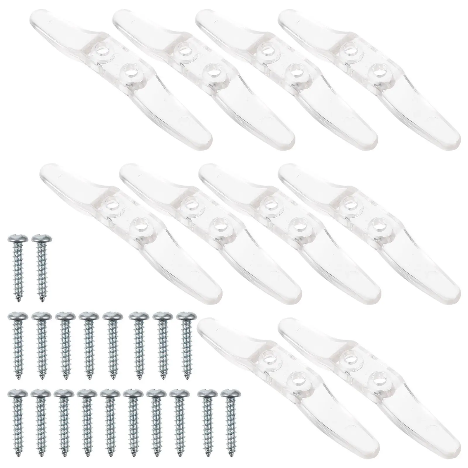 

10pcs Blind Cord Control Rope Parts Window Cord Cleat Plastic Fixing Clamp Accessories Home Decor Hardware