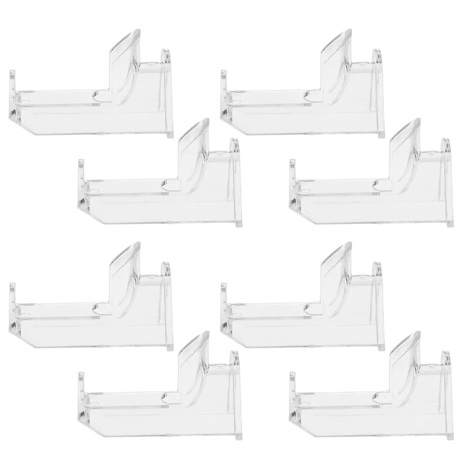 8 pcs Display Stand Retail Holder Rack Acrylic Halloween Christmas New Year Glasses Clear Sunglasses Shelf Eyewear Storage Home
