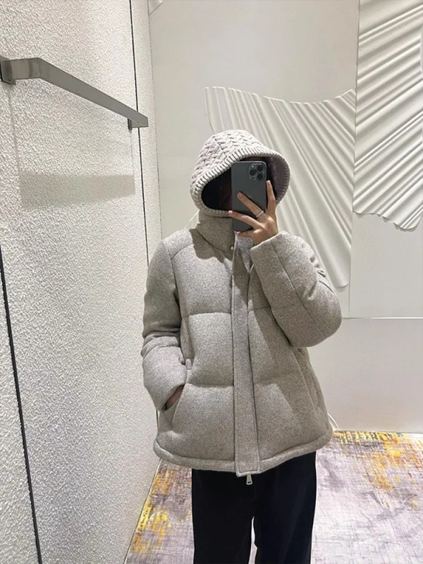 

ey Comfortable Hooded Cotton Jaet Women's Winter Thiened Warm Casual Sle Faionable Commute Korean Version Loose Fit