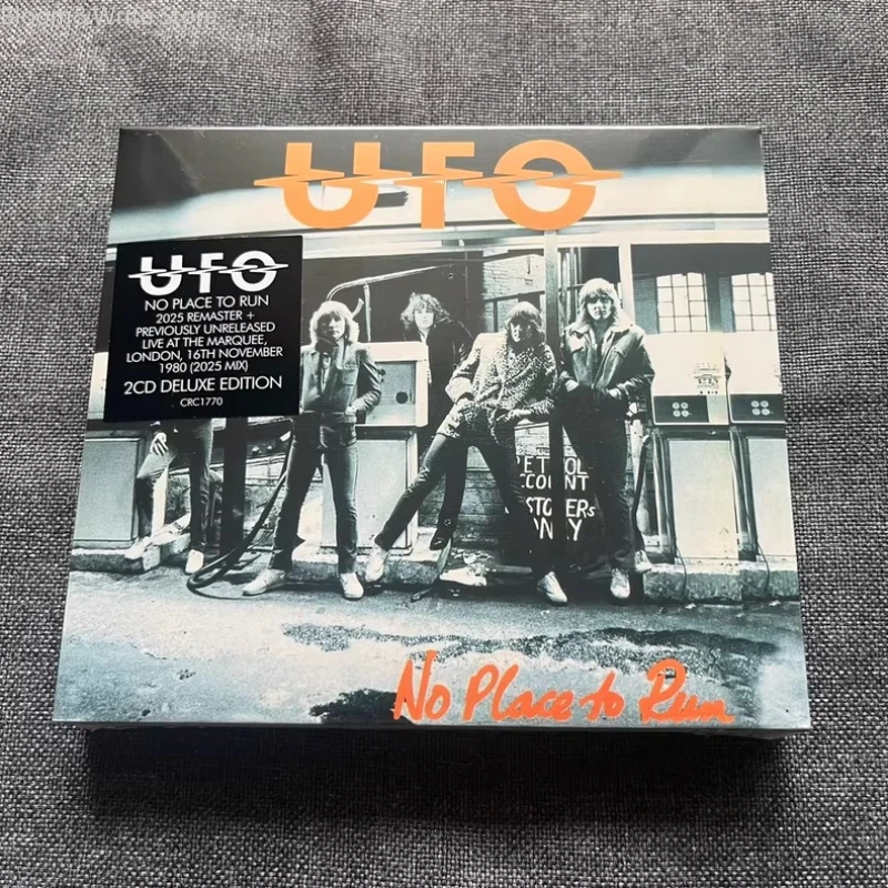 Coleção de CDs Clássicos de Bandas de Rock U-UFO No Place To Run - 2 Peças de Discos de Música para Cosplay, Walkman e Bandas Sonoras Automotivas