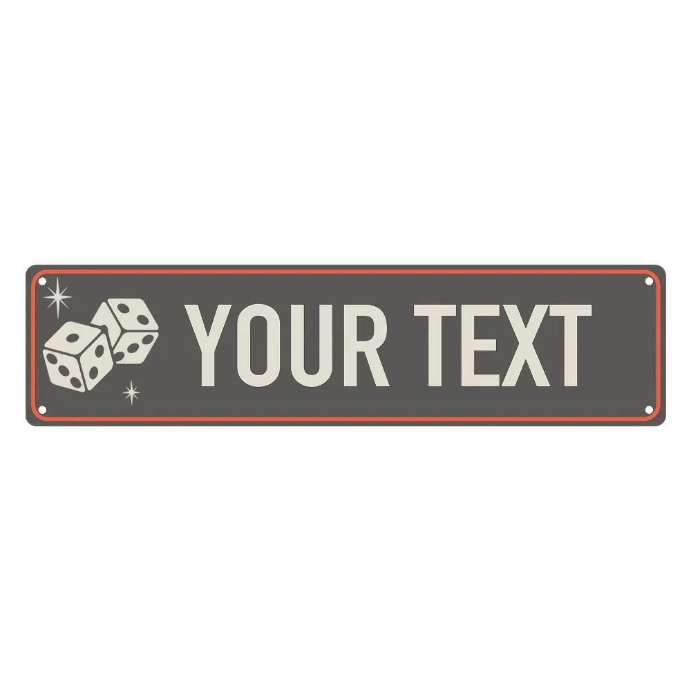 1pc Custom Vintage Retro Aluminum Metal Sign Personalized Durable Street Bar Cafe Home Wall Decor Only for Decoration (16x4)