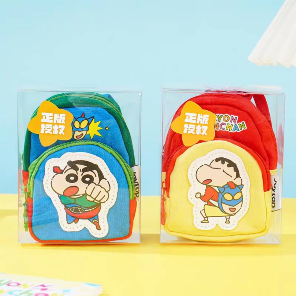 

Подлинный аниме-карандаш Шин-Чан, мини-школьная сумка, мультяшные наушники на молнии, кабель для передачи данных, многофункциональные сумки для хранения монет, подарок для девочек