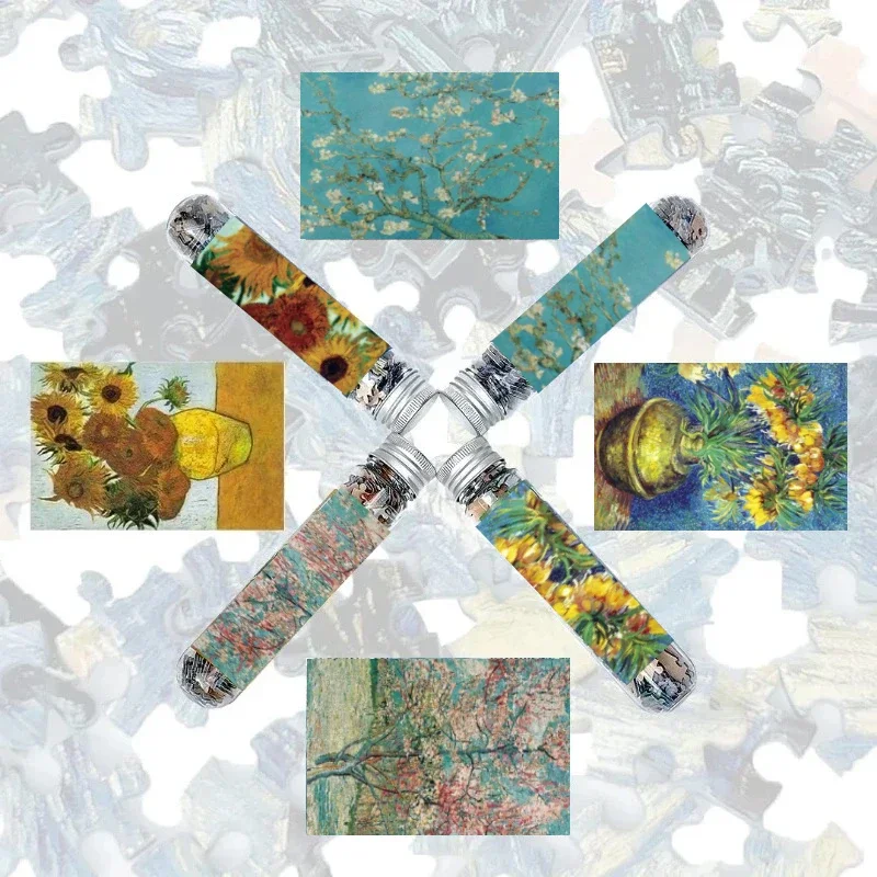 600pcs Mini Puzzle Adult 10x15cm Monet Flower Series Oil Painting Famous Painting Adult Puzzle Collection