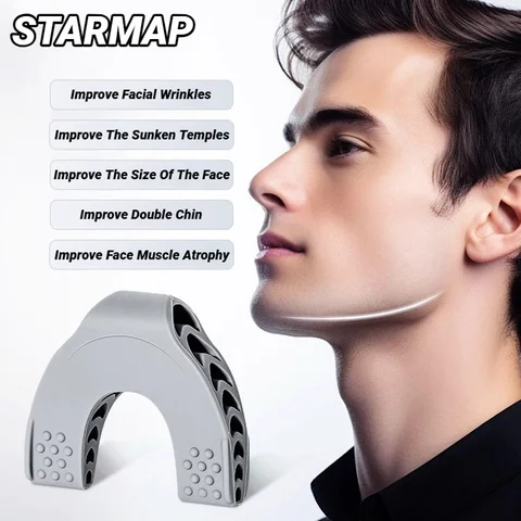 U Shape New Facial Jaw Exerciser And Neck Toning Jawline For Men Women Face Muscle Trainin Resistance Levels Double Chin Reducer