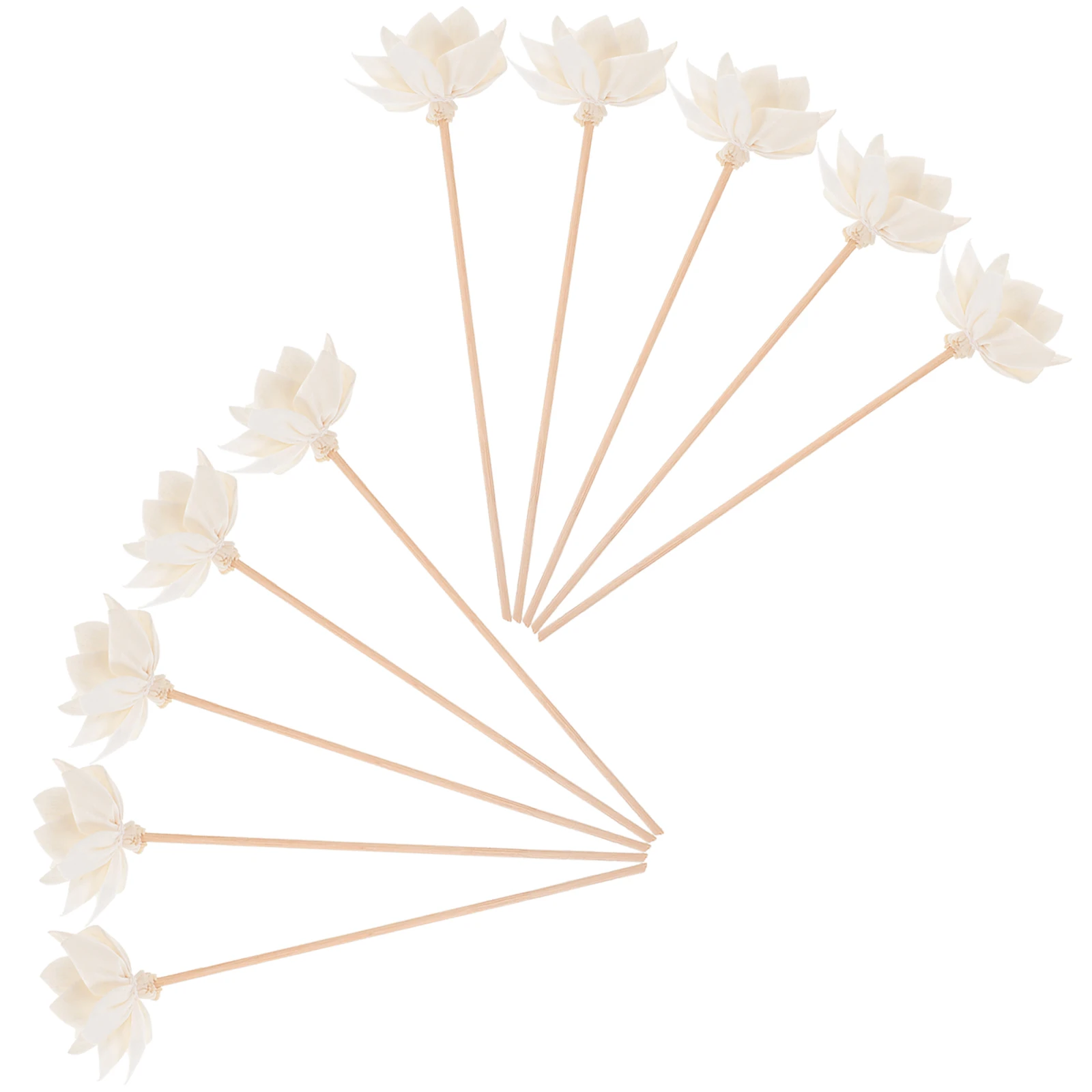 

10 Pcs Rattan Diffuser Sticks Essential Oil Home Fragrance Dry Flowers Tools Household Sticks Aromatherapy