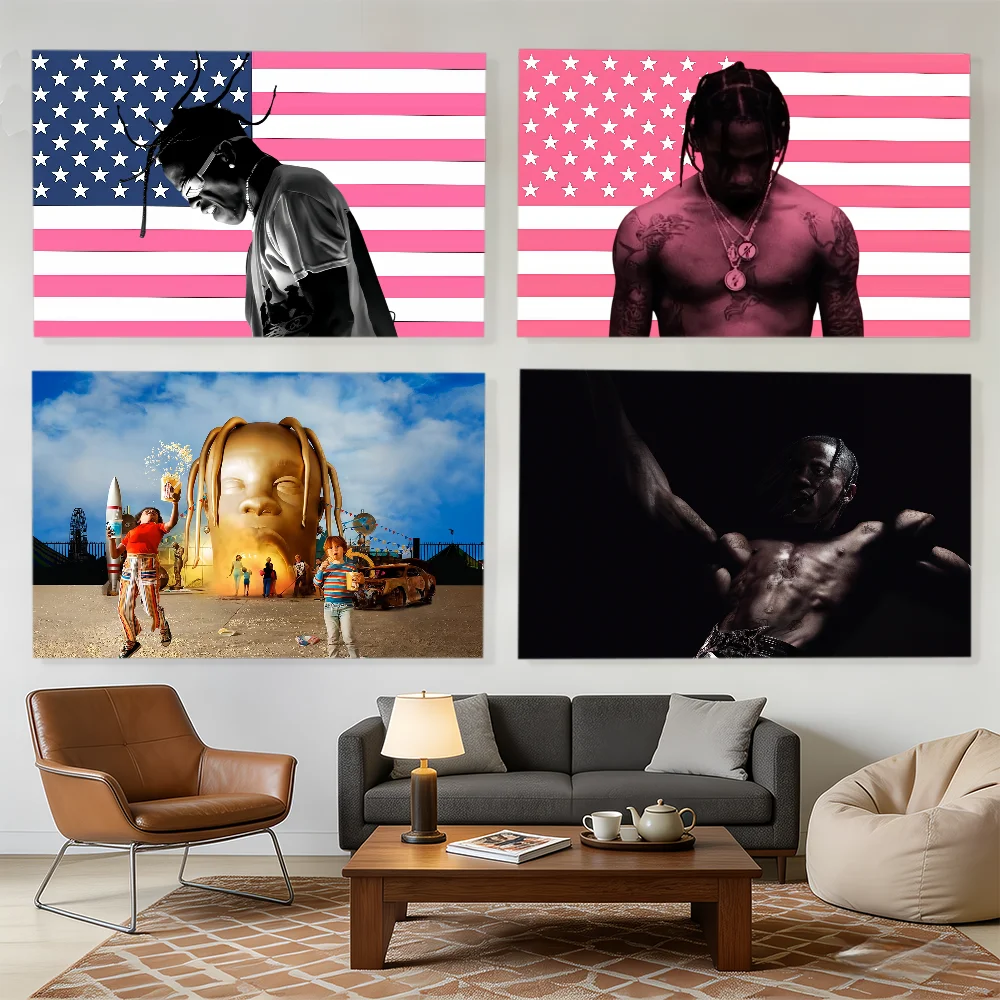 Rapper T-Travis S-Scott-S flag Decorative Banners Suitable For Outdoor Camping Family Parties And Garden Walls Gift