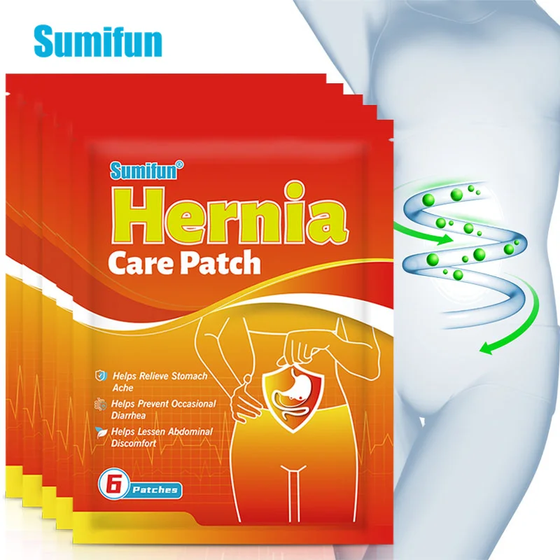 

6/18/30pcs Sumifun Hernia Treatment Stickers Umbilical Pain Patch Adults Plaster Inguinal Medical Plaster Belly Colic Patches